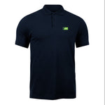 Classic KCB Branded Cotton Polo Shirt Navy Blue