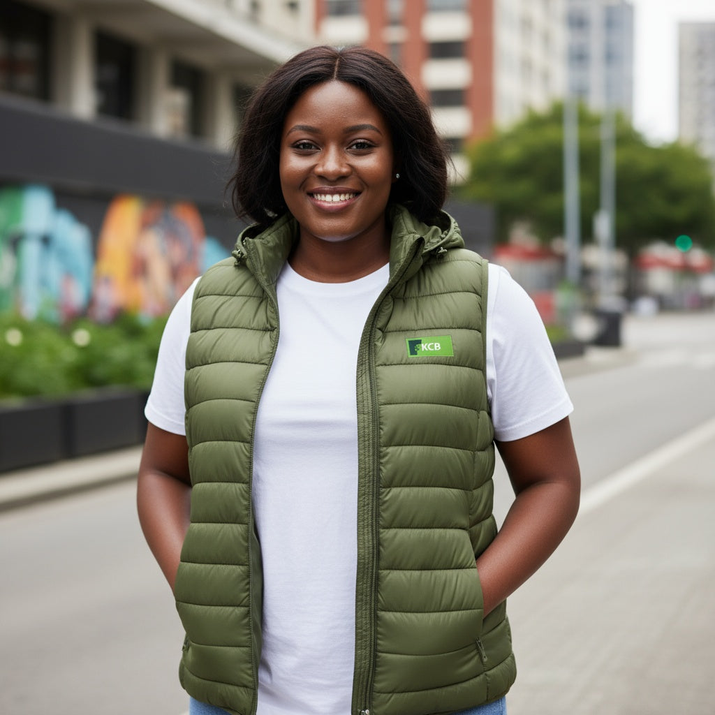 KCB Sleeveless Puffer Jacket Jungle green