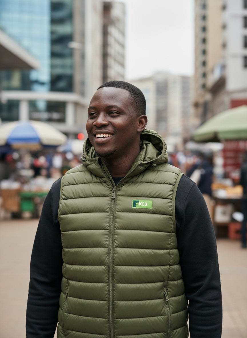 KCB Sleeveless Puffer Jacket Jungle green