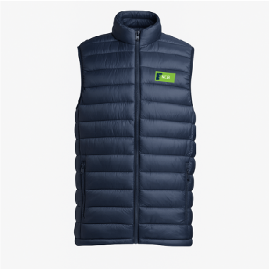 KCB Sleeveless Puffer Jacket Navy Blue