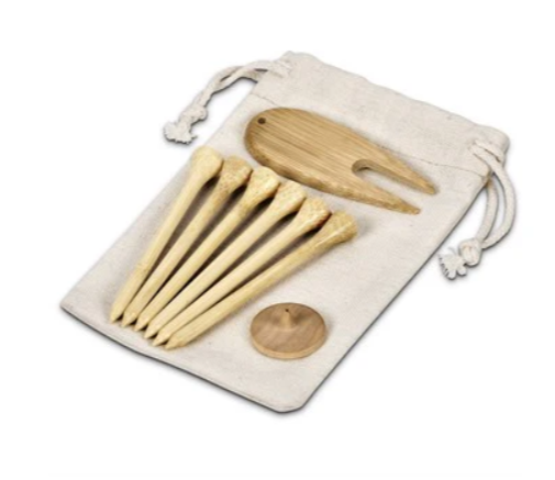 Bamboo Golf Accessories Set