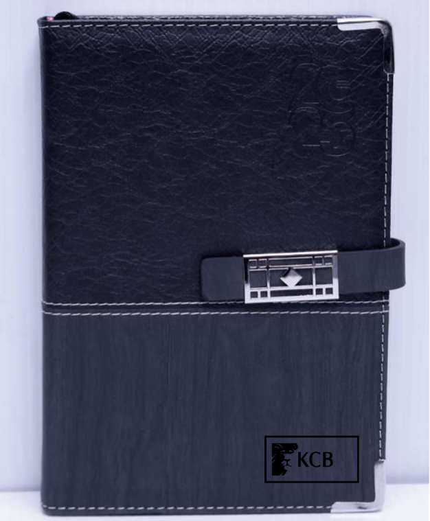 2025 A5 Executive Diary with Silver Metallic Strap