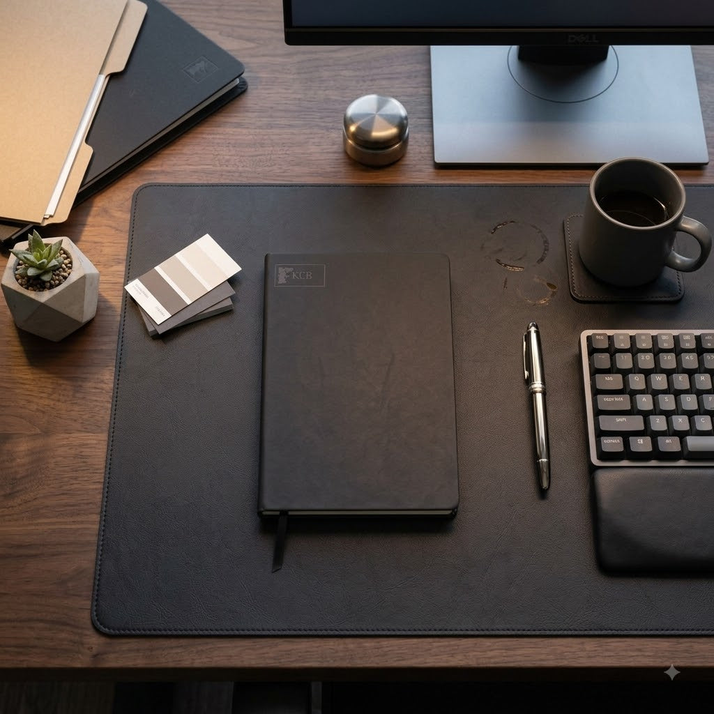 A5 Soft Cover Notebook – PU Leather black Matte Finish Journal