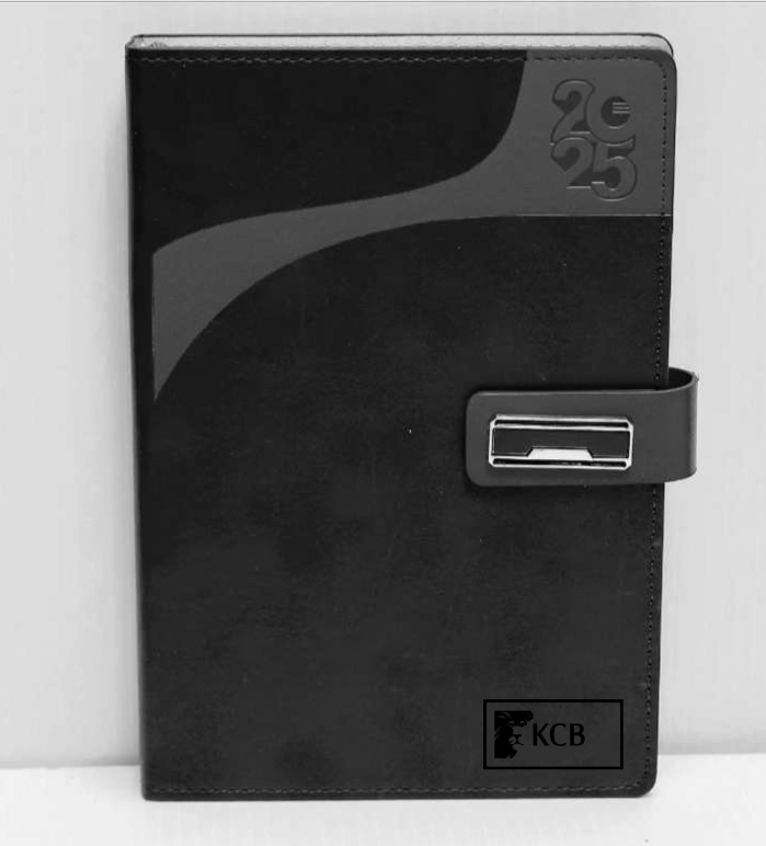 KCB 2025 A5 Diary With Buckle Strap