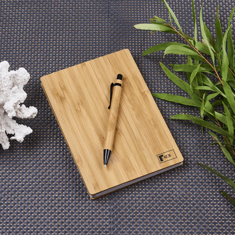 KCB Bamboo Notebook & Pen Set