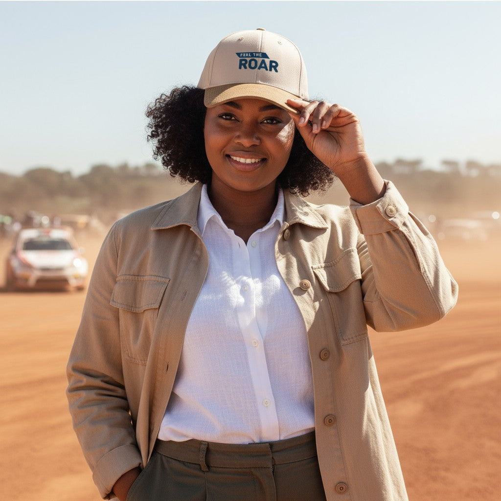 Premium Edition Leather Peak Cap beige