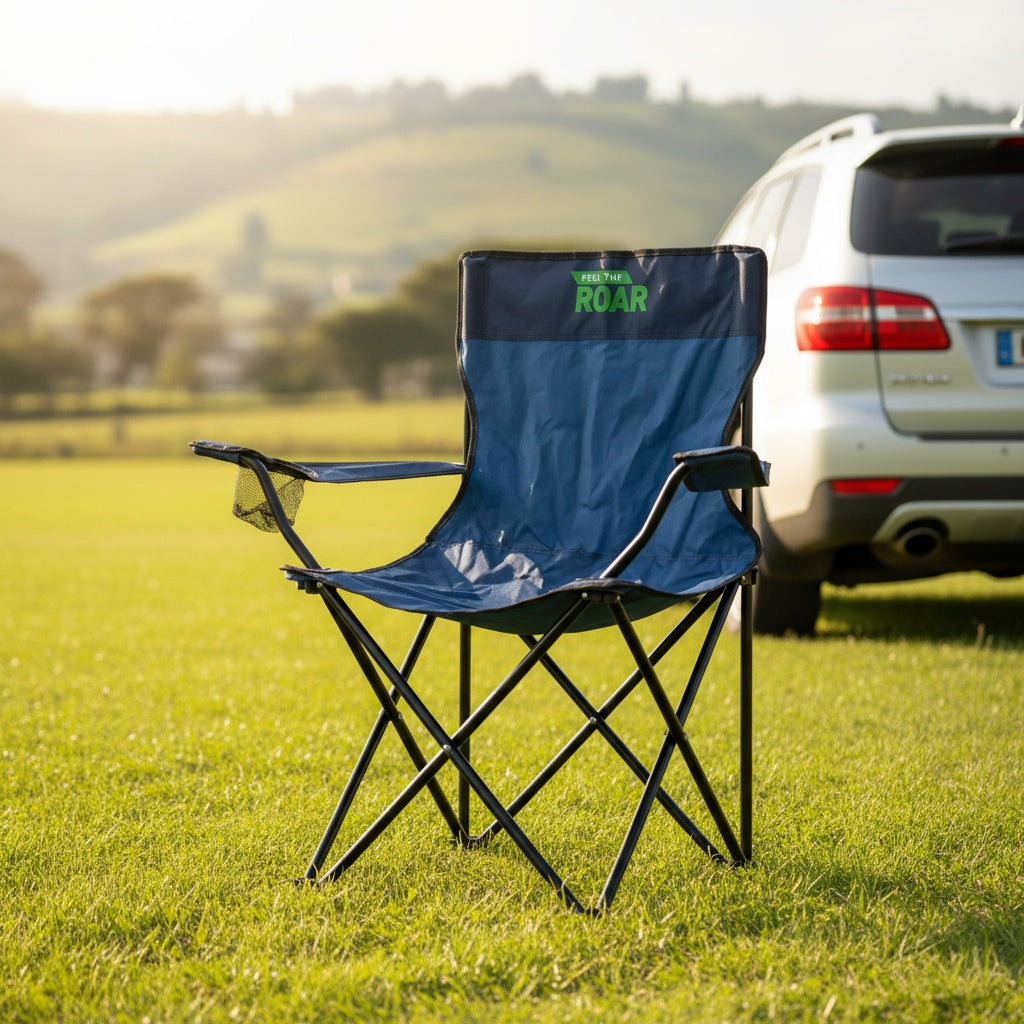 Navy Outdoor Folding Chair