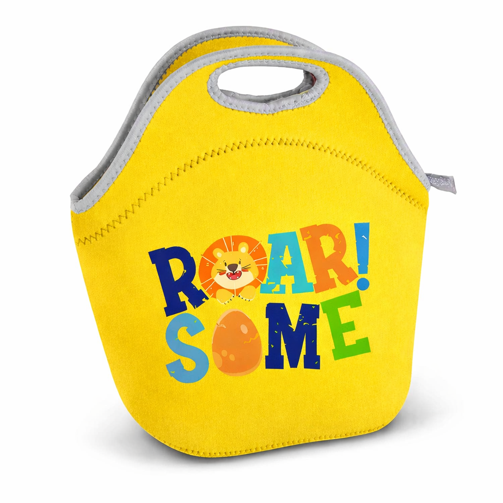 Roar Some! Kids Lunch Bag - Orange