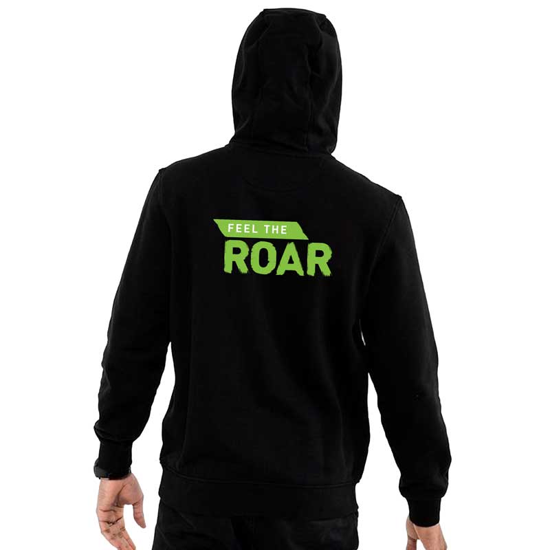 Feel The Roar Zipped Hoodie