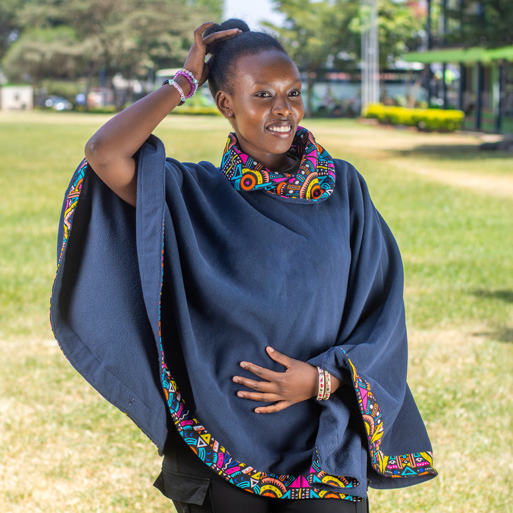 KCB Ladies Ankara Poncho