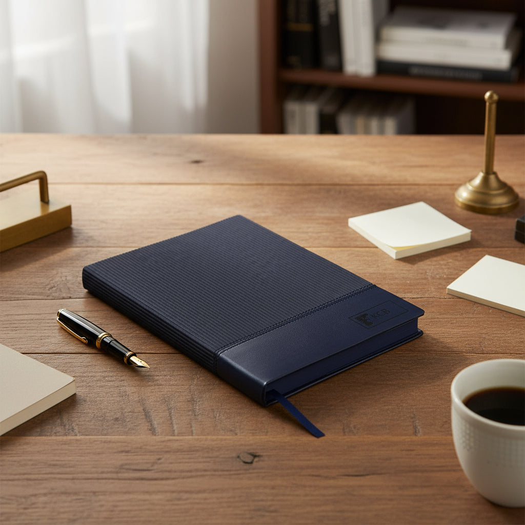 Alex Varga Omnibus A5 Soft Cover Notebook - (Navy Blue)