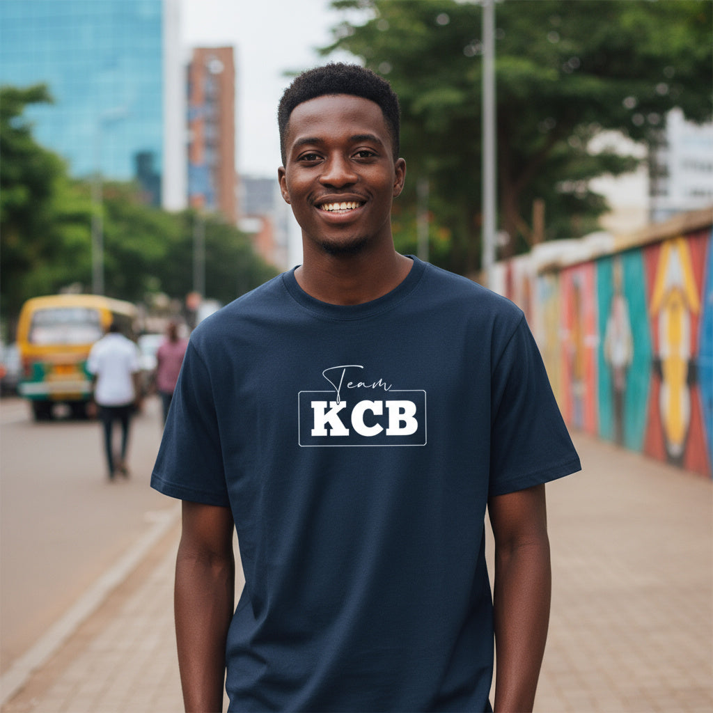 Team KCB Round Neck T-shirt Navy Blue