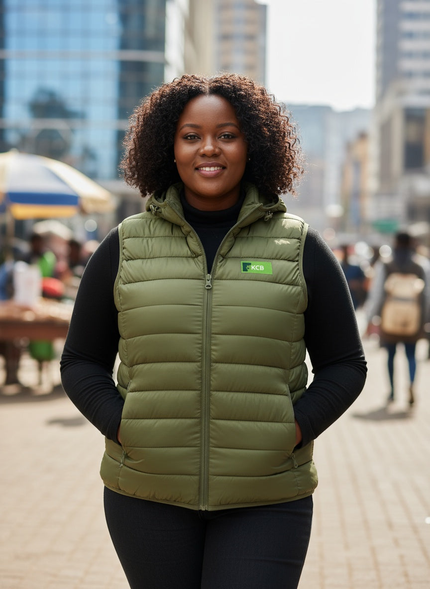 KCB Sleeveless Puffer Jacket Jungle green