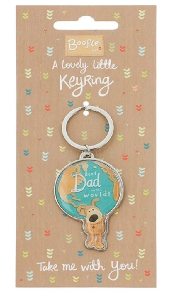 Boofle Dad Keyring – Cute Keepsake Gift for Dad