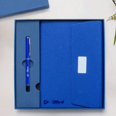 KCB Branded Notebook and Pen Set