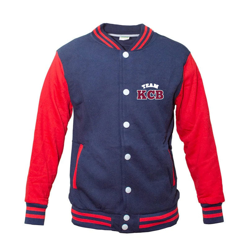 Varsity Team KCB College Jacket - Navy Blue & Red