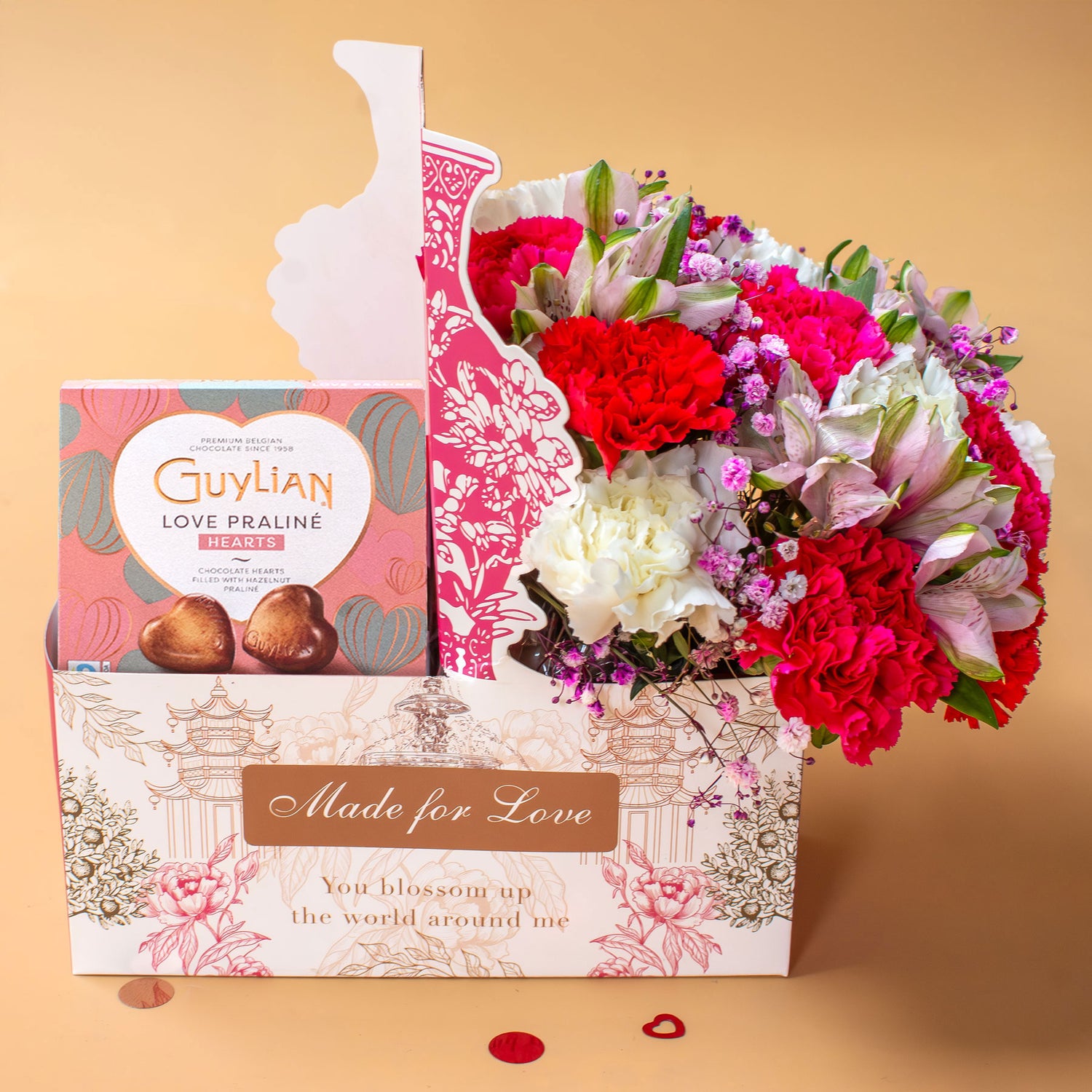 Amor Roses Box Arrangment