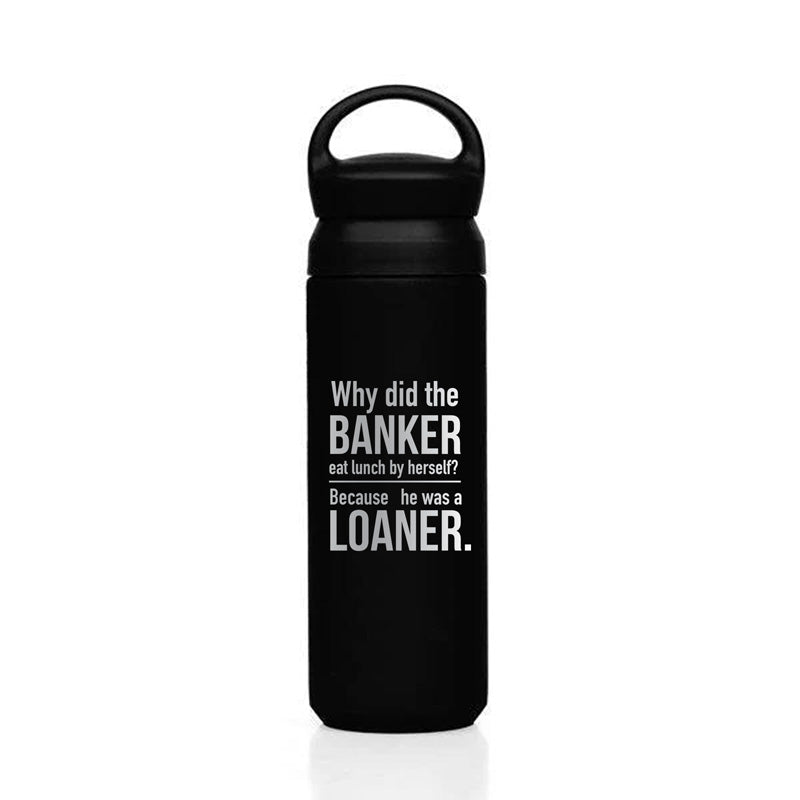 Black Stylish Travel Tumbler