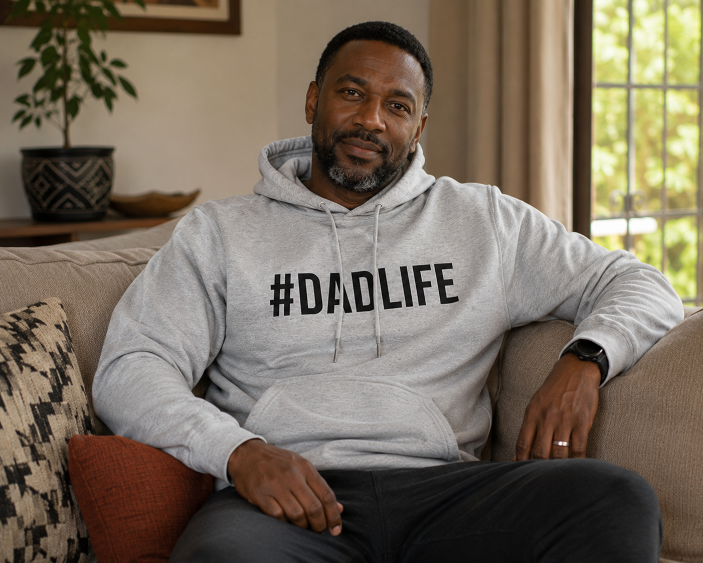 Dad Life Grey Hoodie