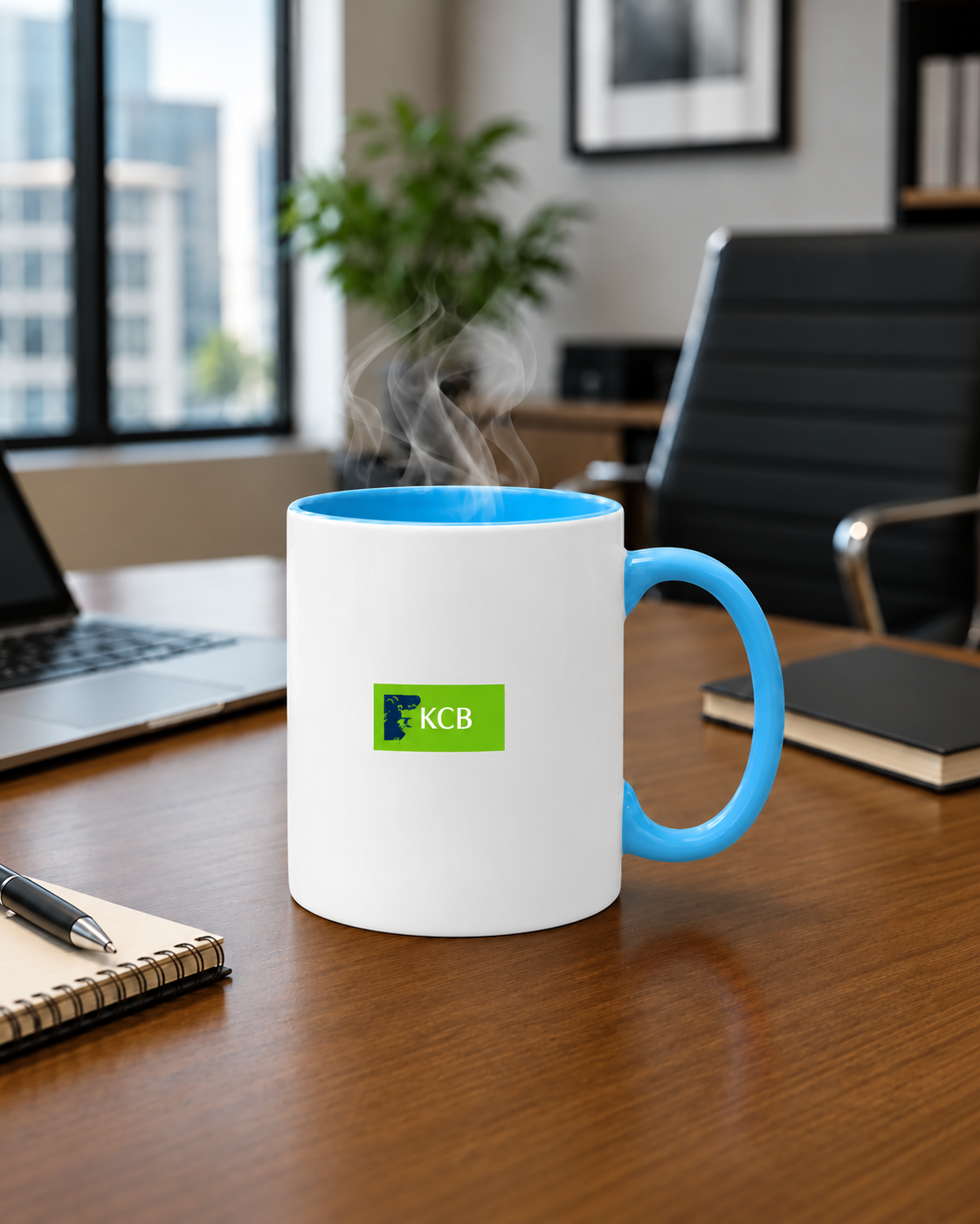 Light Blue coded mug