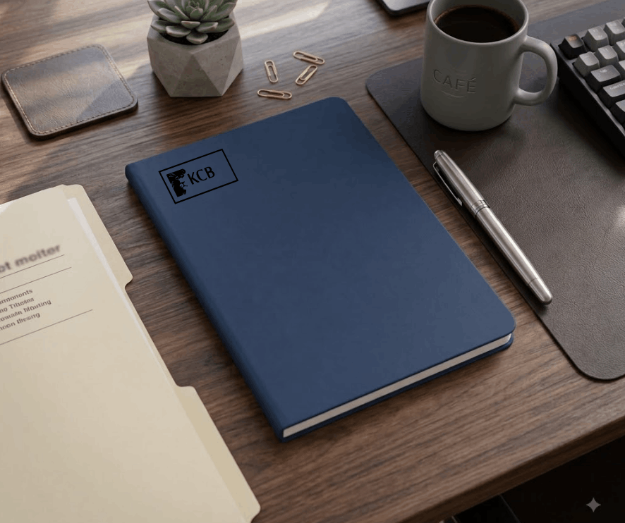 A5 Soft Cover Notebook – PU velvet Finish Journal