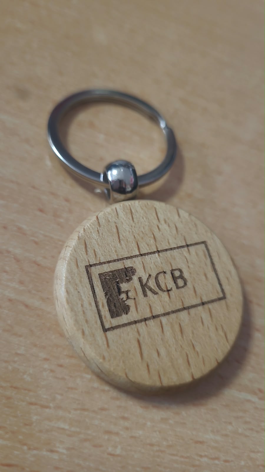KCB Bamboo Keyring