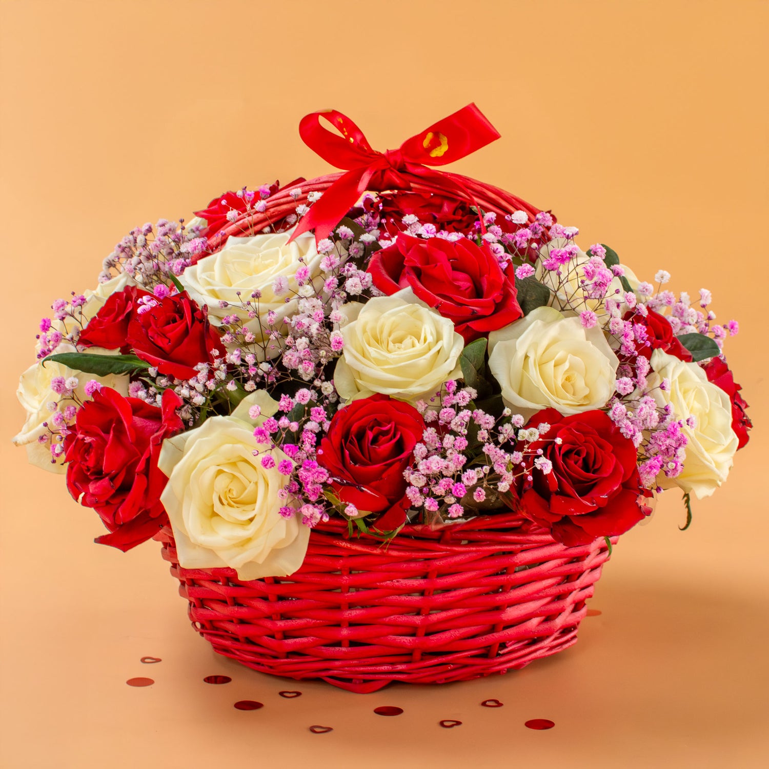 Kiss Of Love Flower Basket