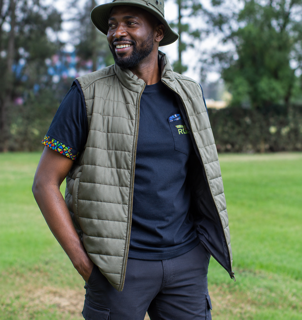 Premium classic Sleeveless Puffer Jacket Jungle Green
